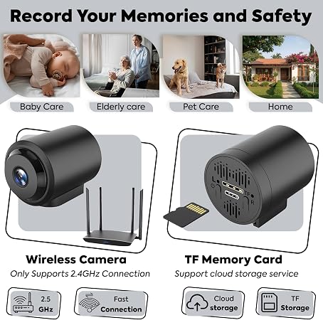 كاميرا المراقبة الذكية WiFi – حماية ذكية بحجم صغير 4